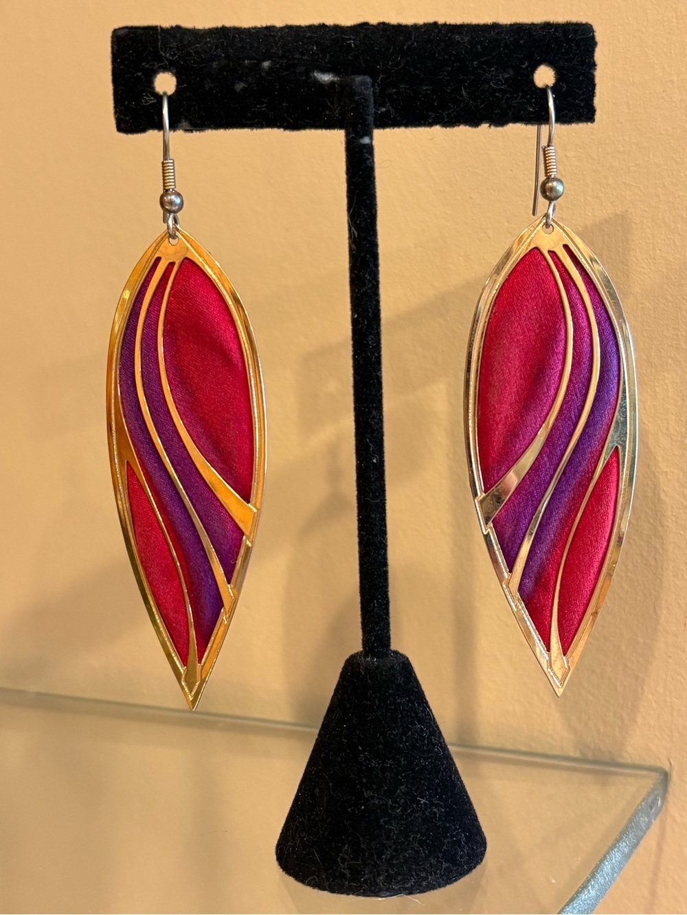 Vintage 1990 Kyle McKeown Dangle Earrings